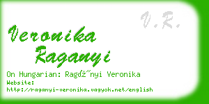 veronika raganyi business card